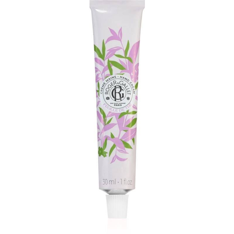 Roger & Gallet Feuille de Thé výživný krém na ruky pre ženy 30 ml