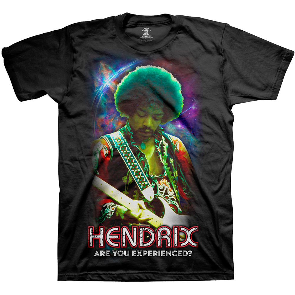 Jimi Hendrix tričko Cosmic Čierna S