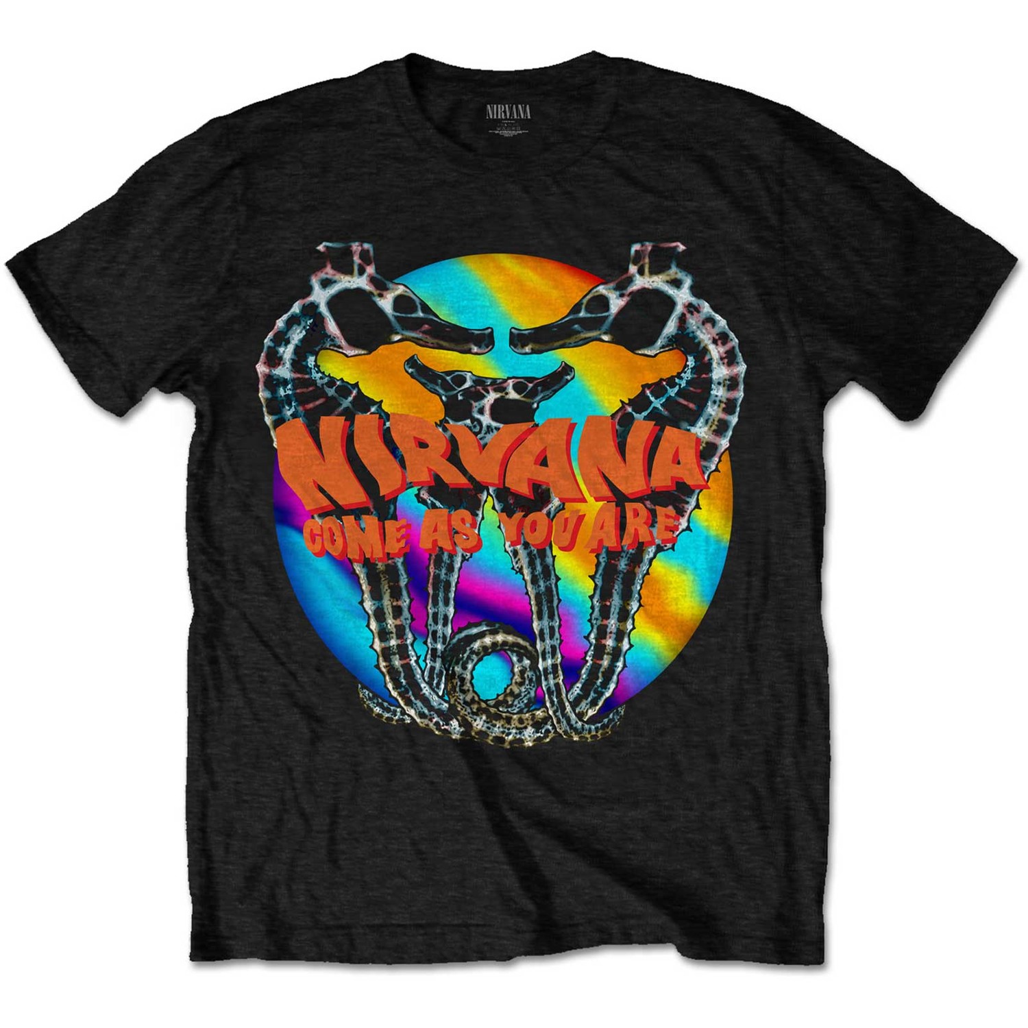 Nirvana tričko Come As You Are Čierna S