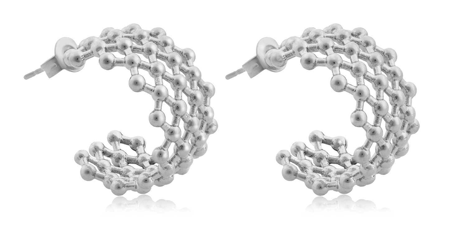 Troli Výrazné oceľové náušnice kruhy VAAXF216S