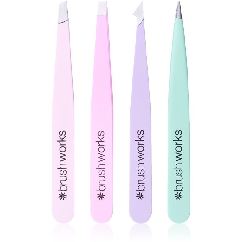 Brushworks Tweezer Set Pastel