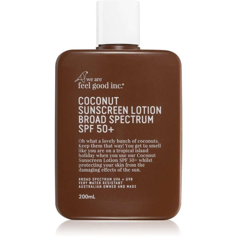 We Are Feel Good Inc. Coconut opaľovací krém SPF 50+ 200 ml