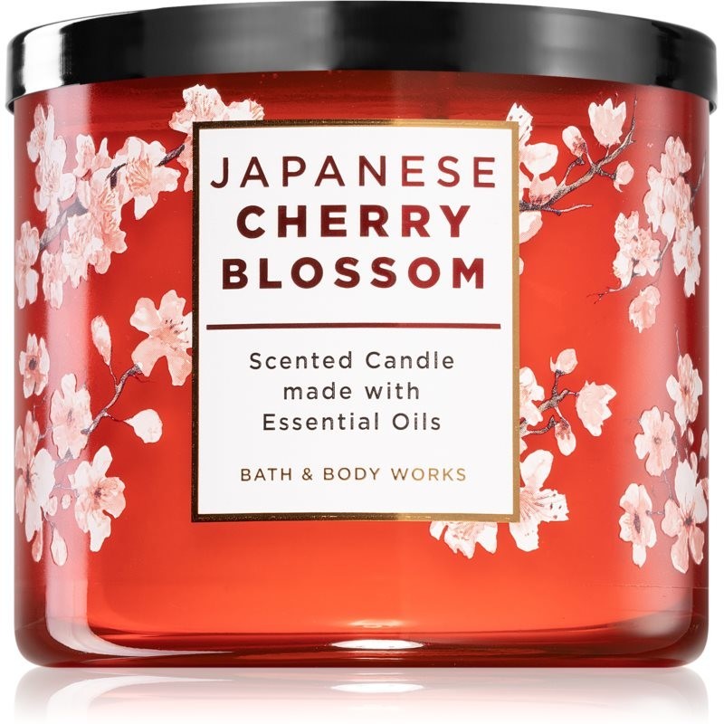 Bath & Body Works Japanese Cherry Blossom vonná sviečka 411 g