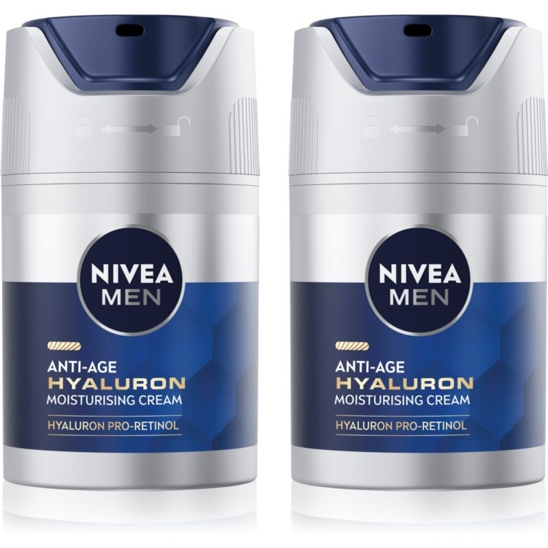 Nivea Men Hyaluron Pro-Retinol krém proti vráskam (výhodné balenie) pre mužov