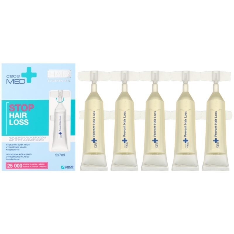 Cece of Sweden Cece Med Stop Hair Loss intenzívna kúra proti vypadávániu vlasov 5 x 7 ml