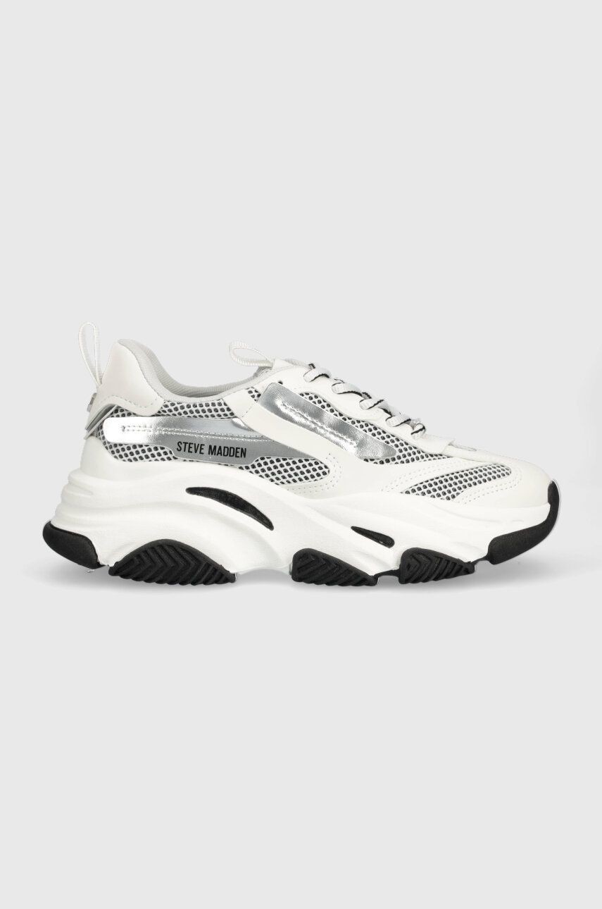 Tenisky Steve Madden Possession-E strieborná farba, SM19000033