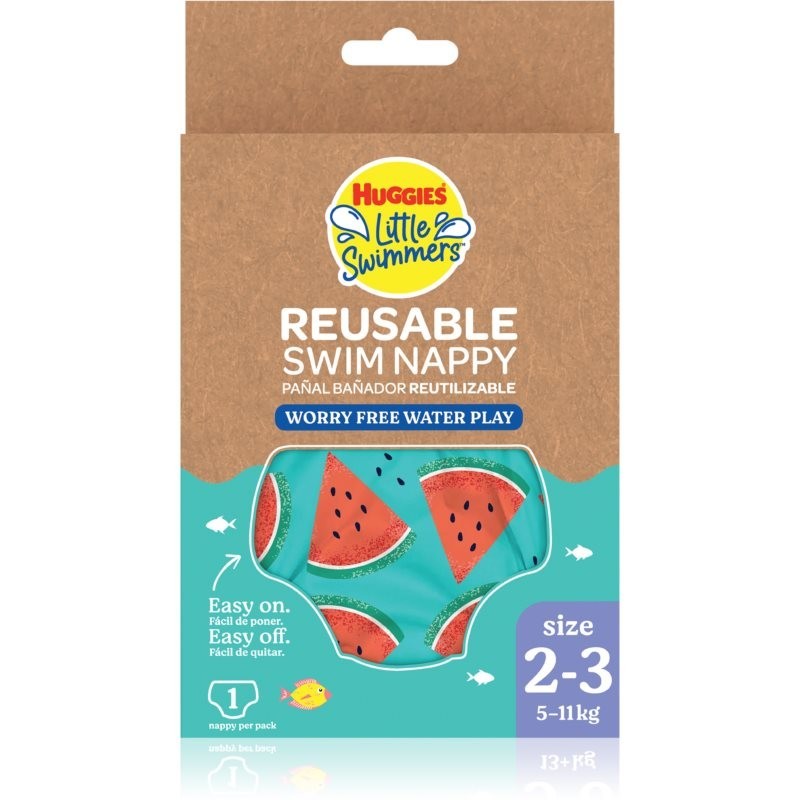 Huggies Little Swimmers Reusable 2/3 prateľné plienkové plavky 5-11 kg 1 ks