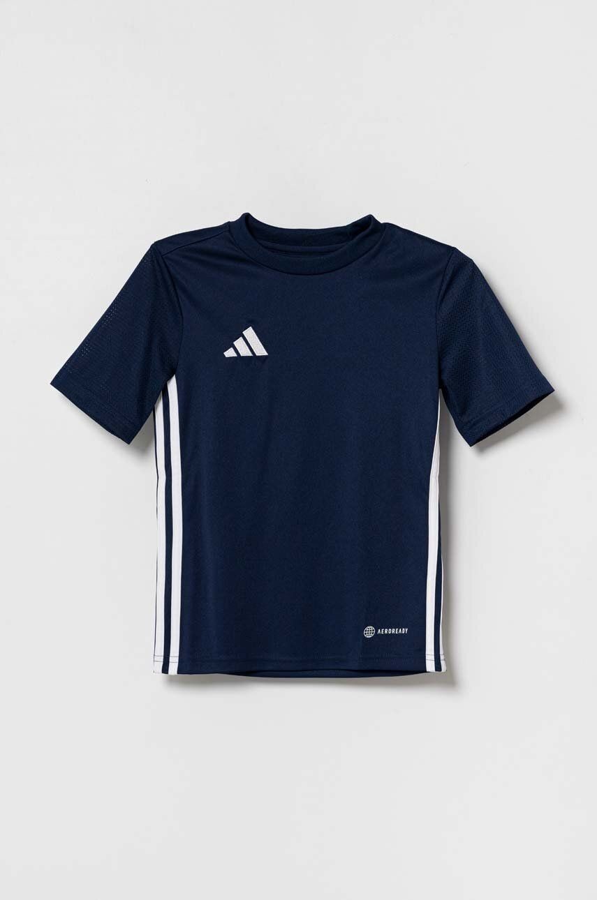 Detské tričko adidas Performance TABELA 23 JSY Y tmavomodrá farba, s nášivkou