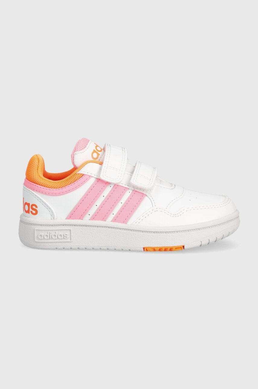 Detské tenisky adidas Originals HOOPS 3.0 CF C biela farba