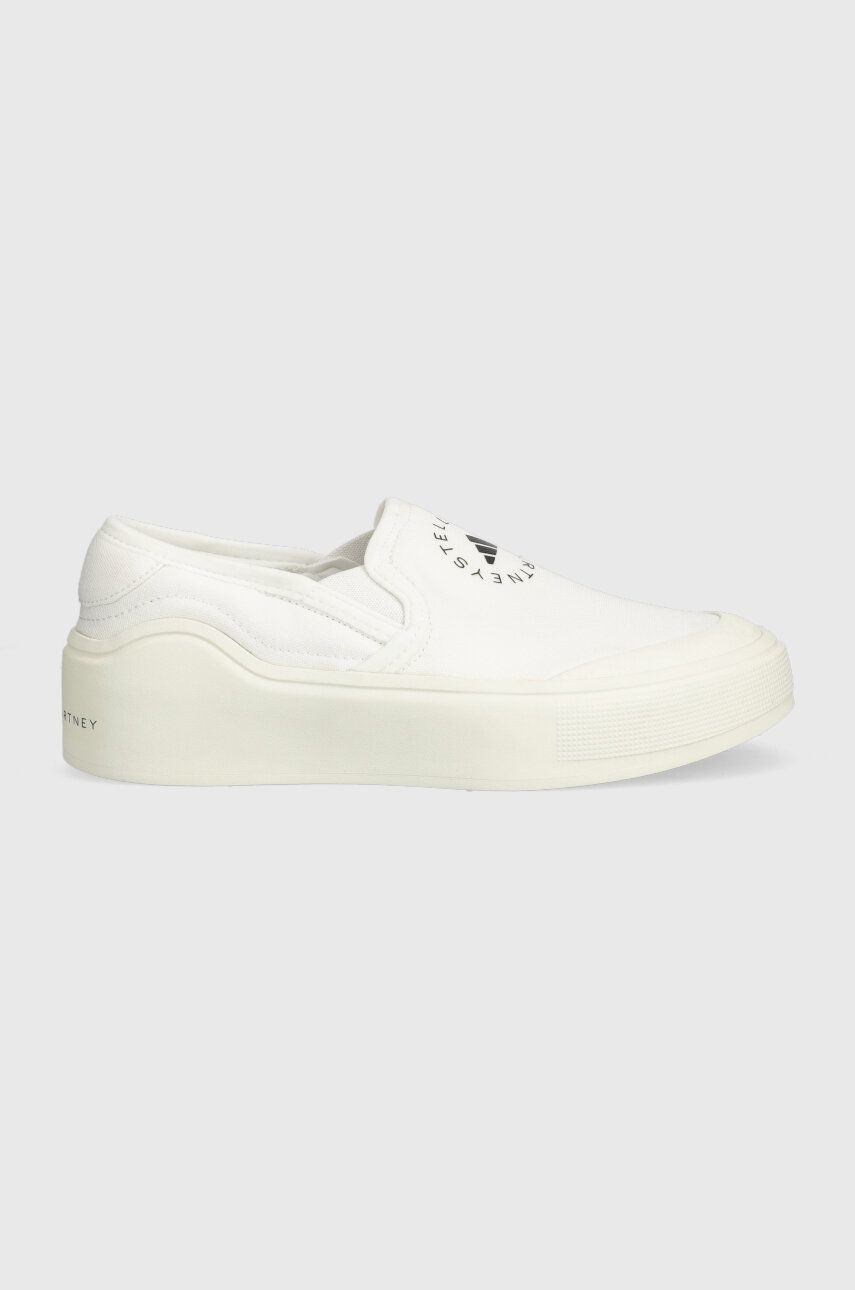 Tenisky adidas by Stella McCartney dámske, biela farba