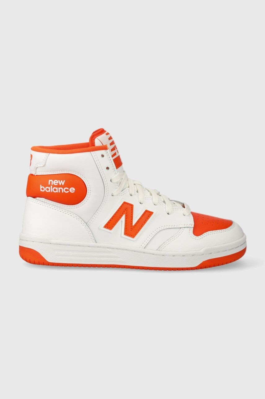 Tenisky New Balance BB480SCA biela farba