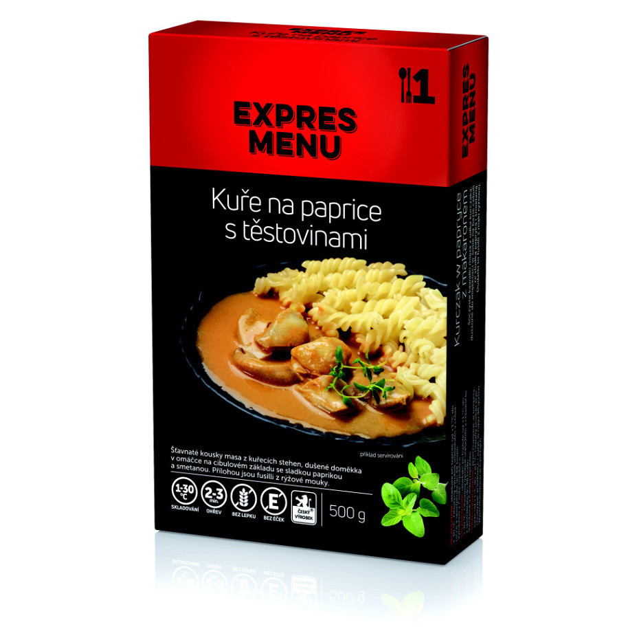 EXPRES MENU KM Kurča na paprike s cestovinami 1 porcia