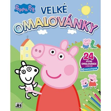 Jiri Models Veľké omaľovánky Prasiatko Peppa
