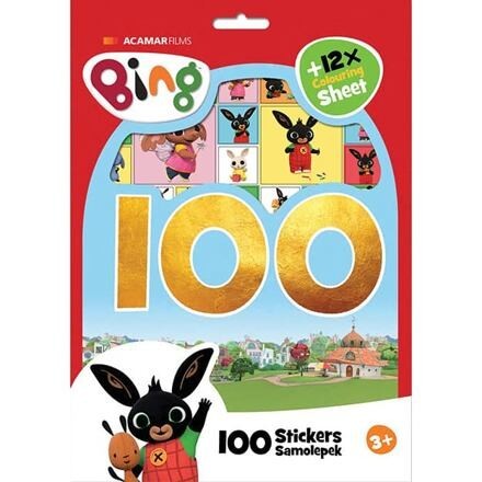 Jiri Models 100 samolepiek s omaľovánkovými listami Bing