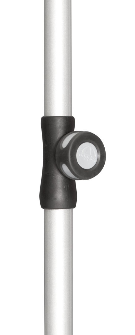 Doppler Spodná tyč pre slnečníky Active 28/32 mm strieborná