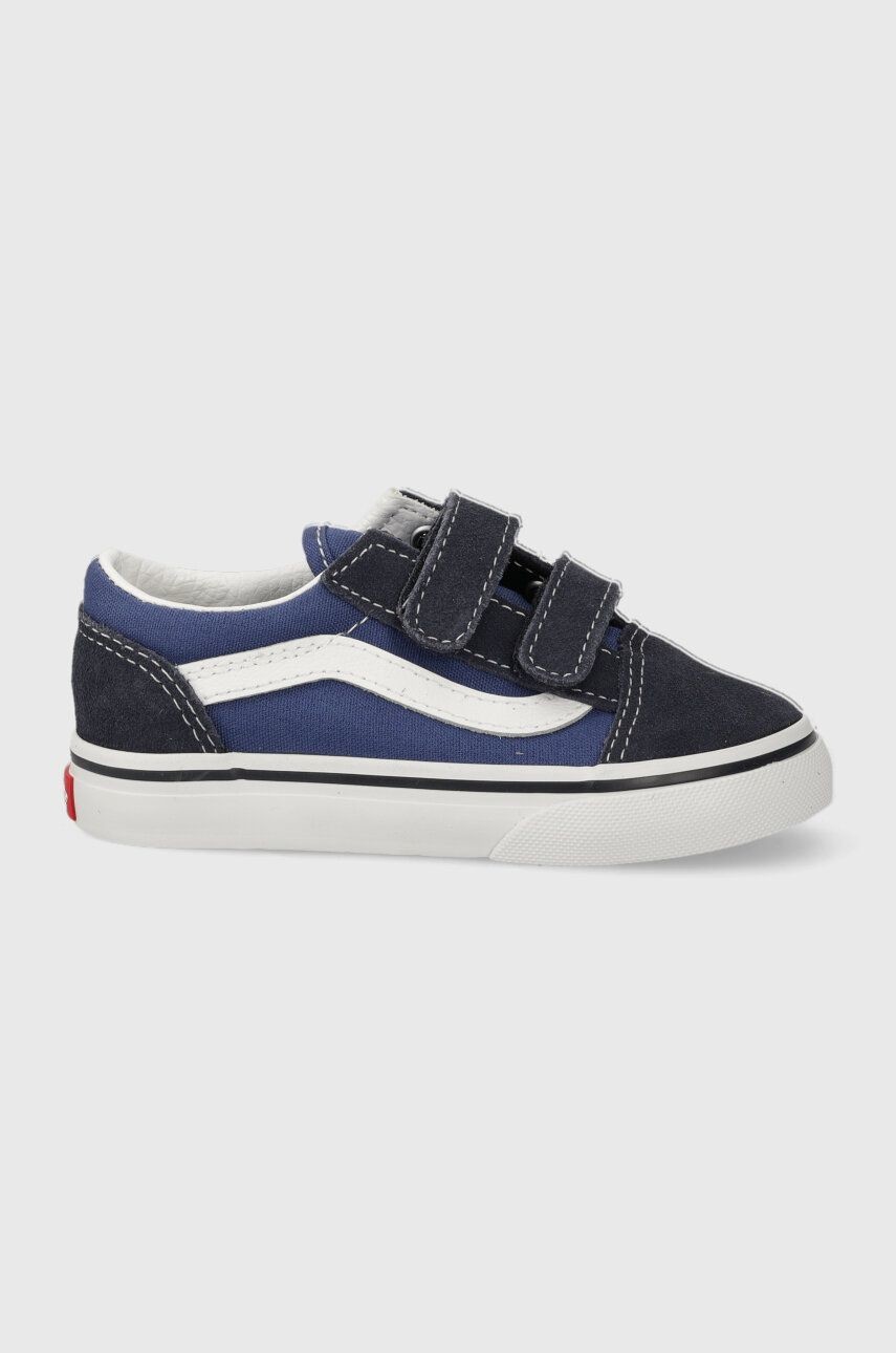 Detské tenisky Vans TD Old Skool V tmavomodrá farba