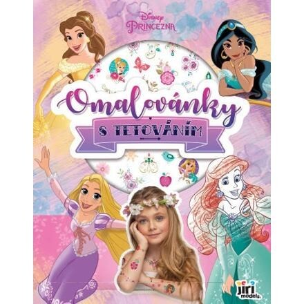 Jiri Models Omaľovánky s tetovaním Disney Princezné