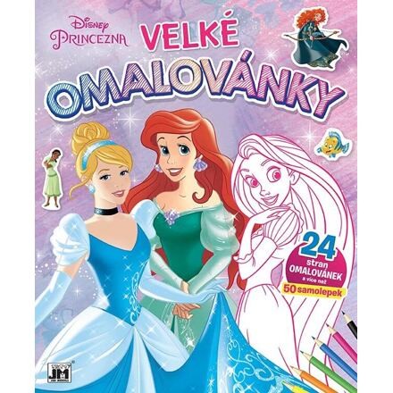 Jiri Models Veľké omaľovánky Disney Princezné