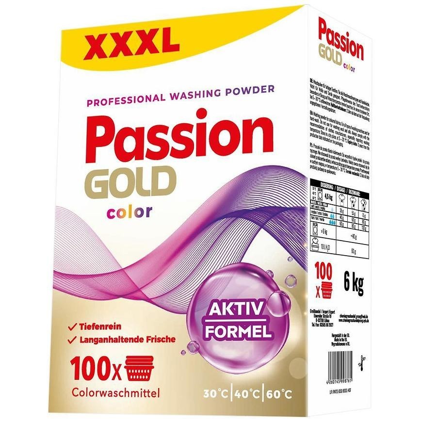 Passion Gold Prací prášok color 6 kg