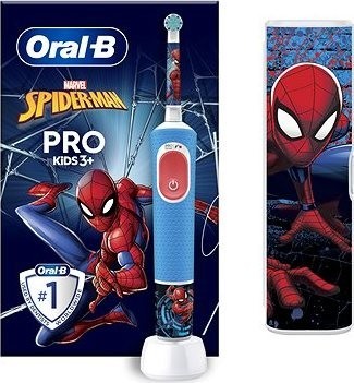 Oral-B Pro Kids Spiderman – s dizajnom od Brauna s puzdrom