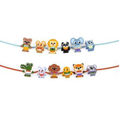 Navliekacia motorická hra - kamaráti zvieratká