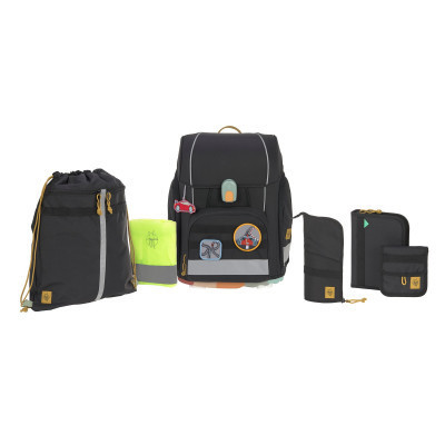 Školská sedemdielna súprava - Boxy Unique black