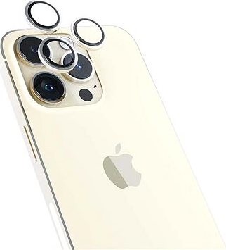 Epico Hliníkové ochranné sklo na šošovky fotoaparátu na iPhone 14 Pro/14 Pro Max zlaté