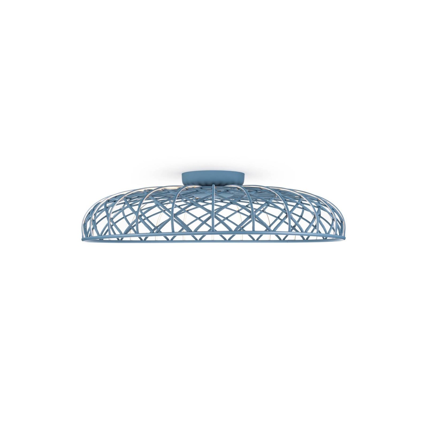 FLOS Skynest stropné LED svetlo, modrá
