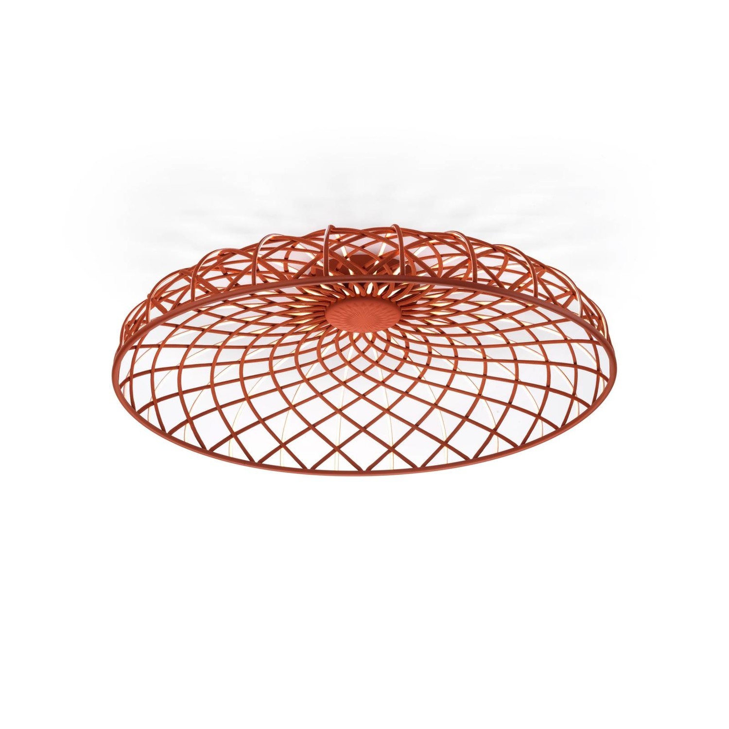 FLOS Skynest stropné LED svetlo, červená