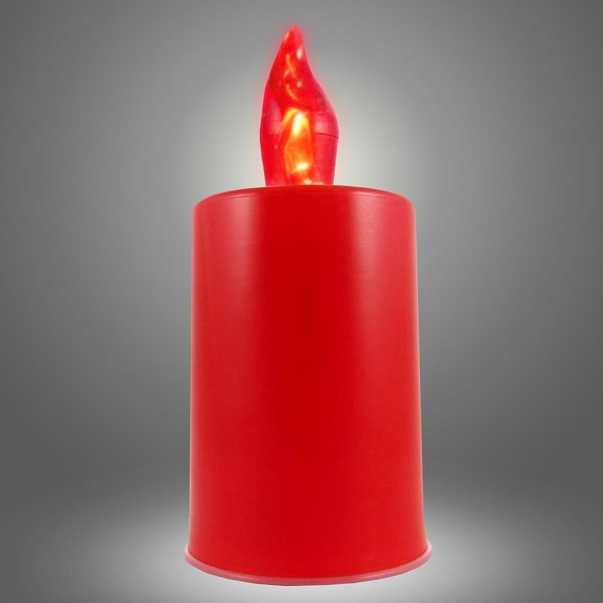 59BA CZERWONY ZNICZ LED - CZERWONY PŁOMIEŃ