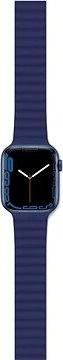 Epico magnetický pásik na Apple Watch 42/44/45mm – MODRÁ/čierna