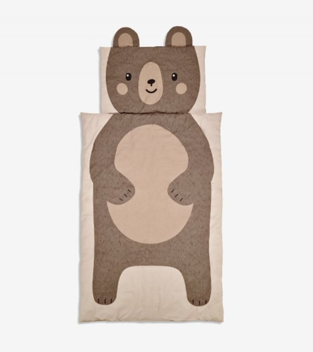 Obliečky Ourbaby teddy bear bedding hnedá béžová 60x40 cm