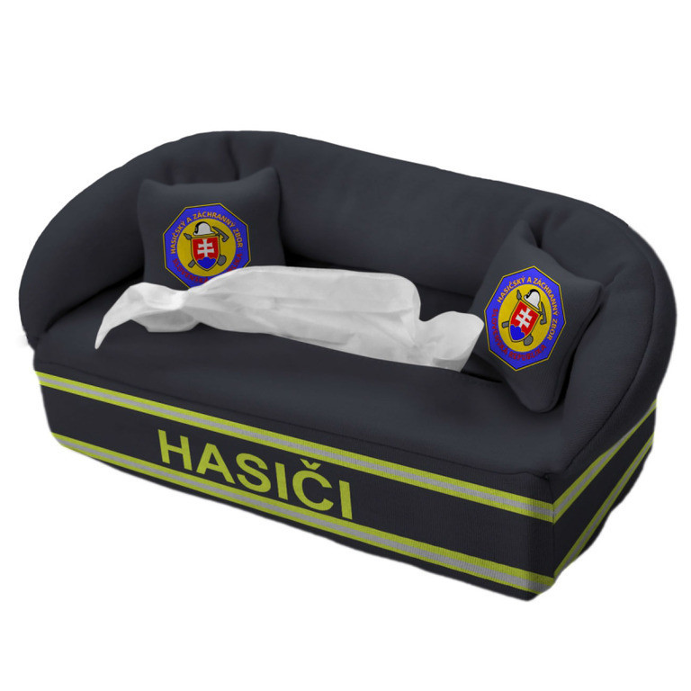 Gauč na vreckovky Hasiči