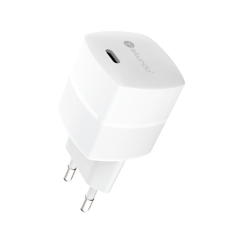 Sturdo sieťová nabíjačka 30W, Power Delivery + Quick Charge 3.0 + PPS 33W, biela