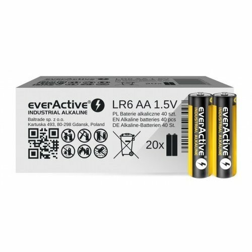 everActive LR06 /AA, Alkalické batérie, 40ks