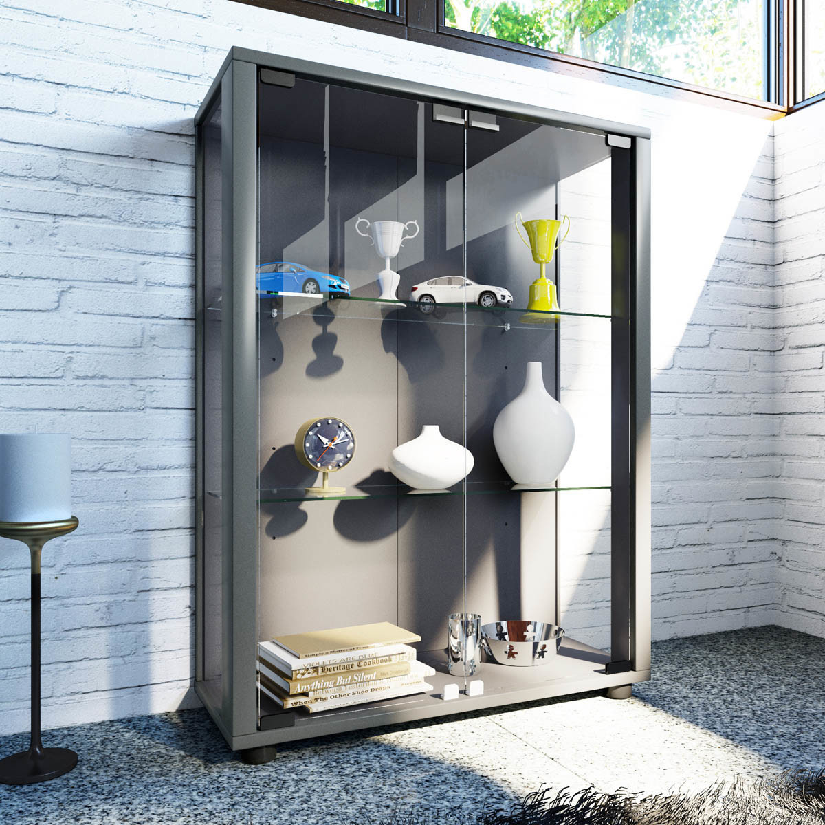 Vitrína Sintalo, striebra