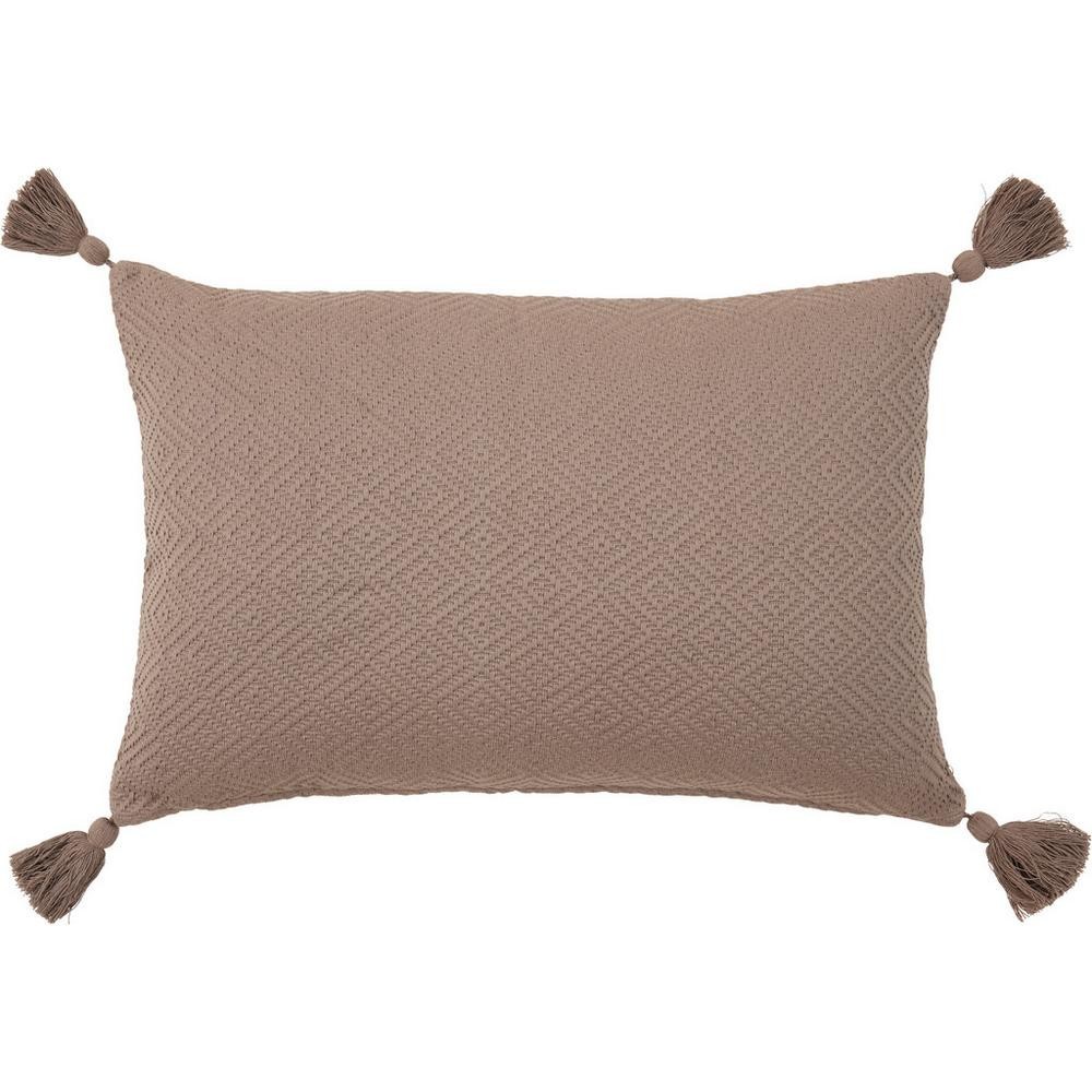 Dekoračný Vankúš Frieda, 40/60cm, Sivohnedá