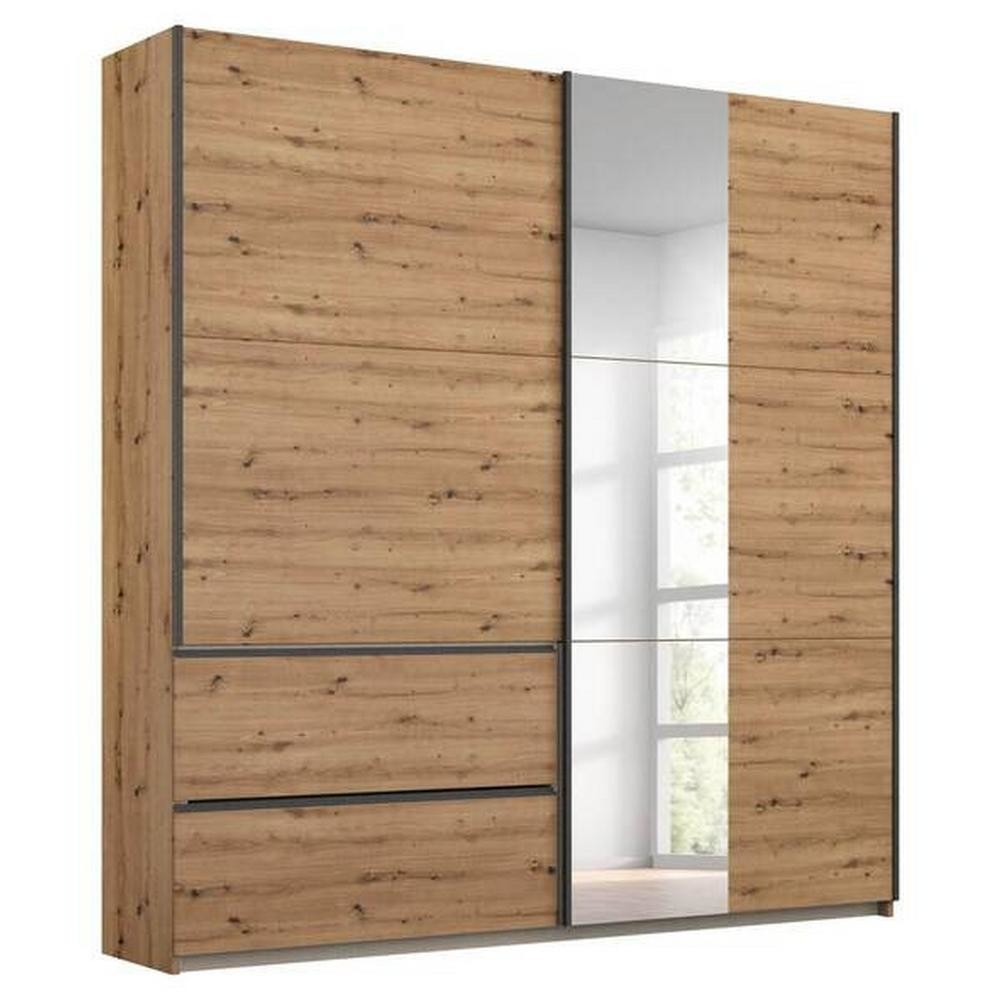 Šatníková Skriňa So Zrkadlom Sevilla, Dub Artisan, 175cm