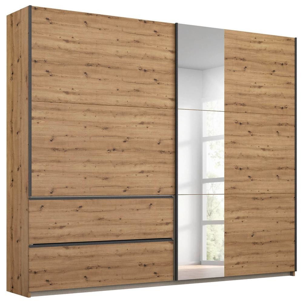 Šatníková Skriňa So Zrkadlom Sevilla, Dub Artisan, 218cm