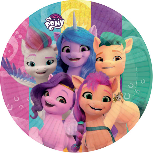 Amscan Papierové taniere - My little pony 23 cm