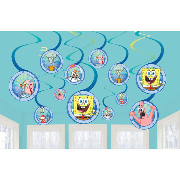 Amscan Dekoračné víry - Spongebob