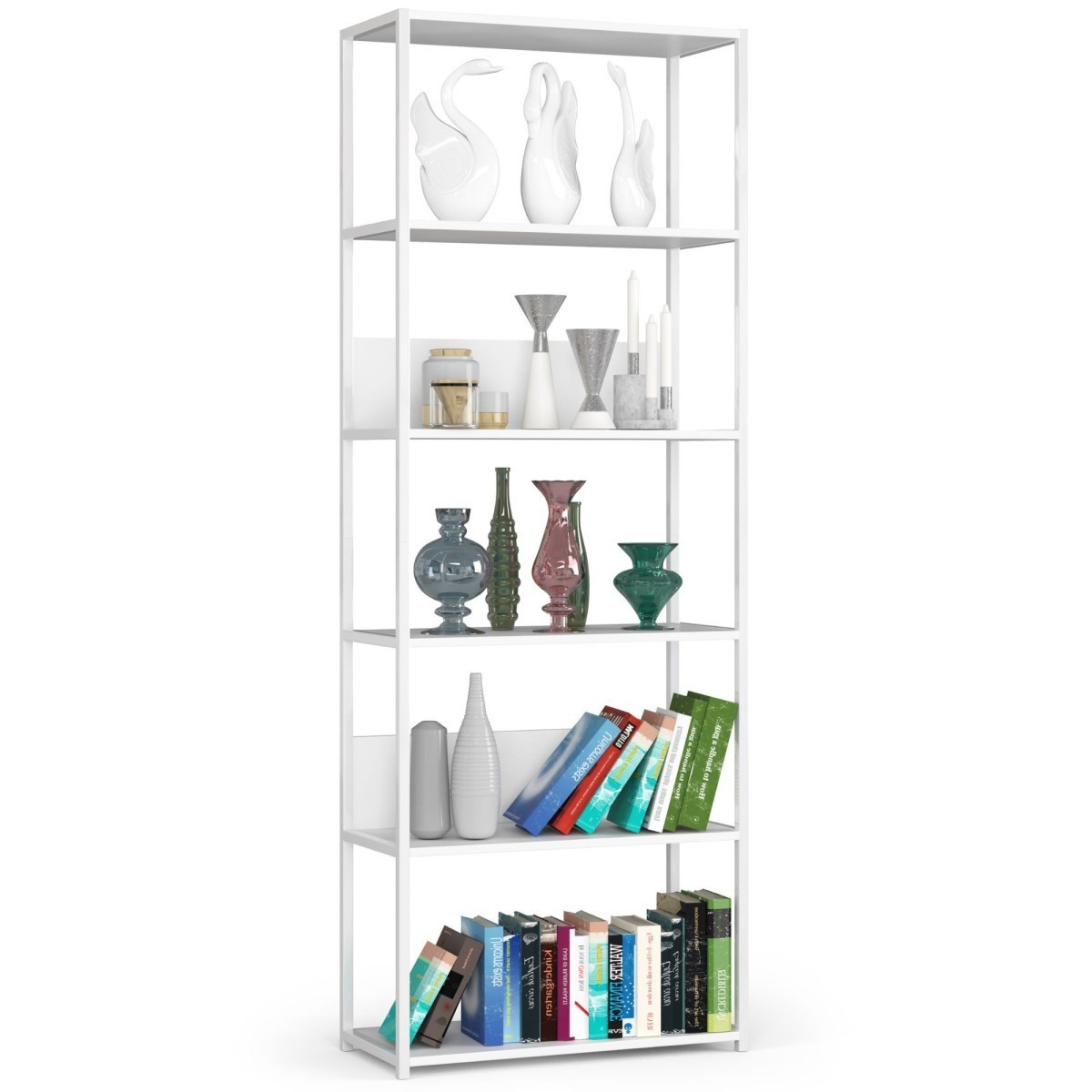Regál LOFT 70 cm bílý