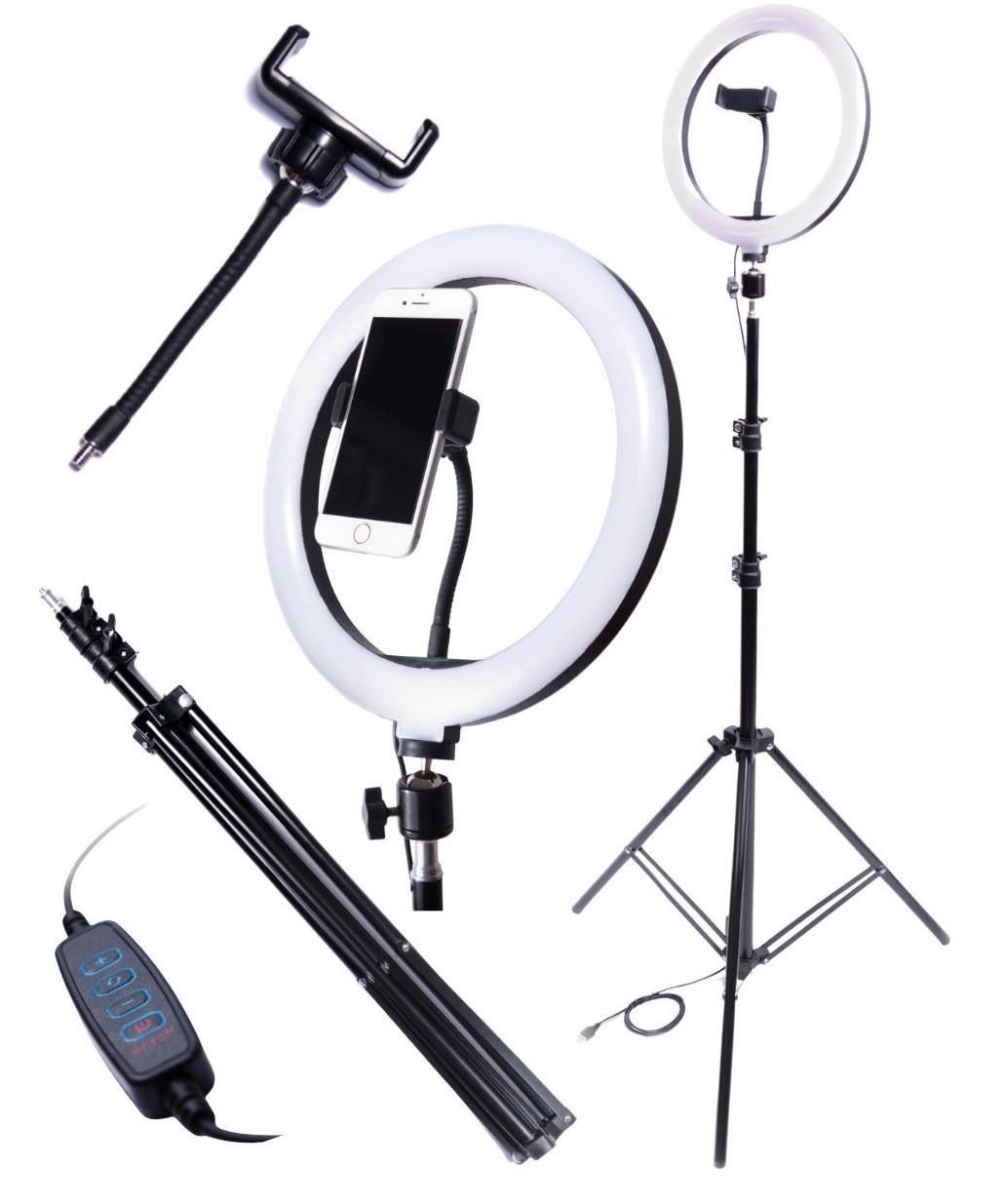 KIK 60W RING LED selfie make-up lampa