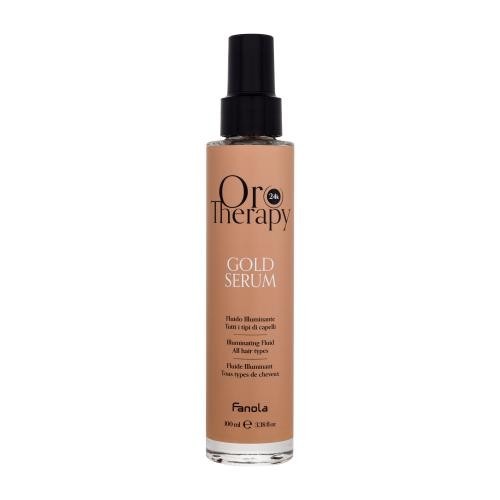 Fanola Oro Therapy 24K Gold Serum 100 ml sérum na vlasy pre ženy na rozštiepené končeky; na nepoddajné vlasy