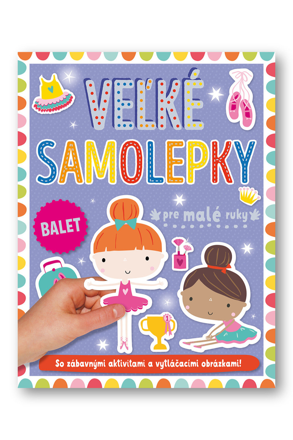 Velké samolepky pre malé ruky Balet