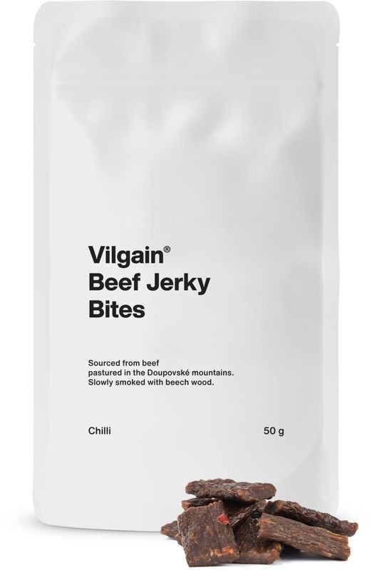 Vilgain Hovädzie jerky bites chilli 50 g
