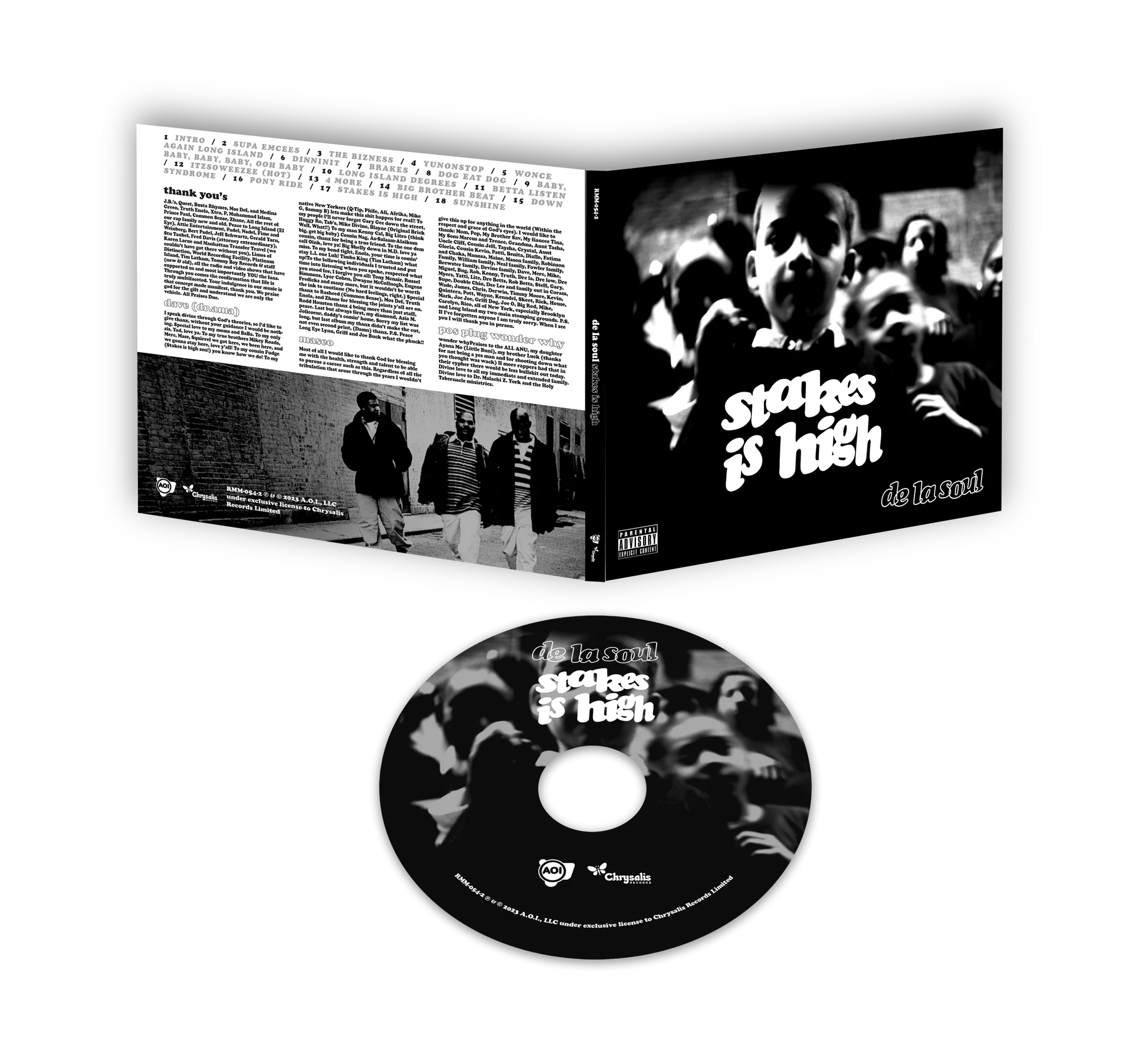 De La Soul, Stakes Is High, CD