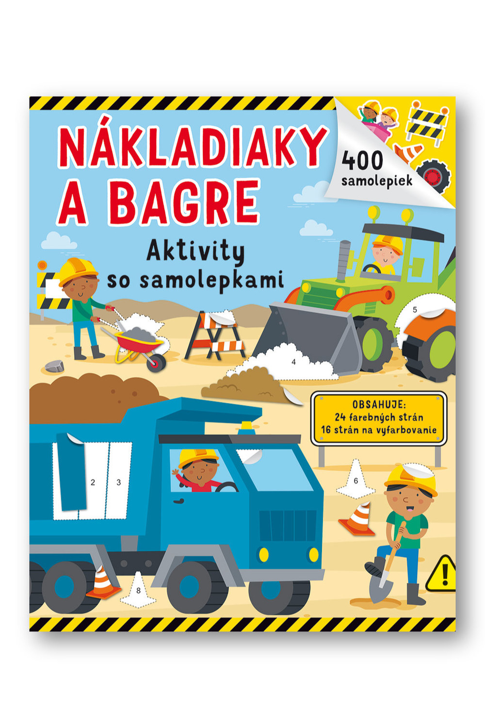 Nákladiaky a bagre - 400 samolepiek