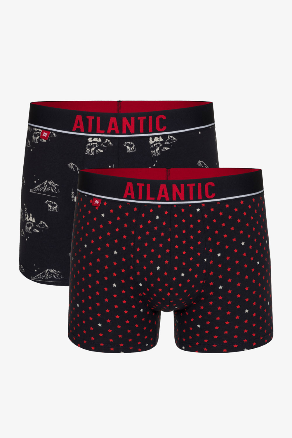 Pánske boxerky GMH-015 granátová - Atlantic 2XL
