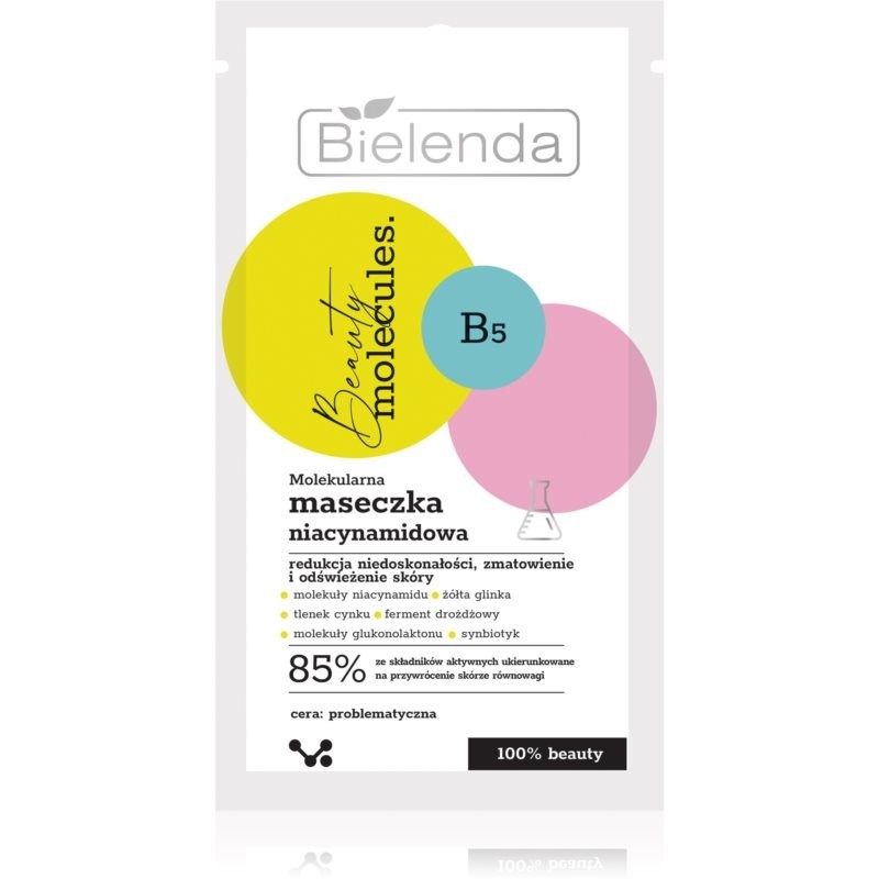 Bielenda Beauty Molecules čistiaca pleťová maska 8 g